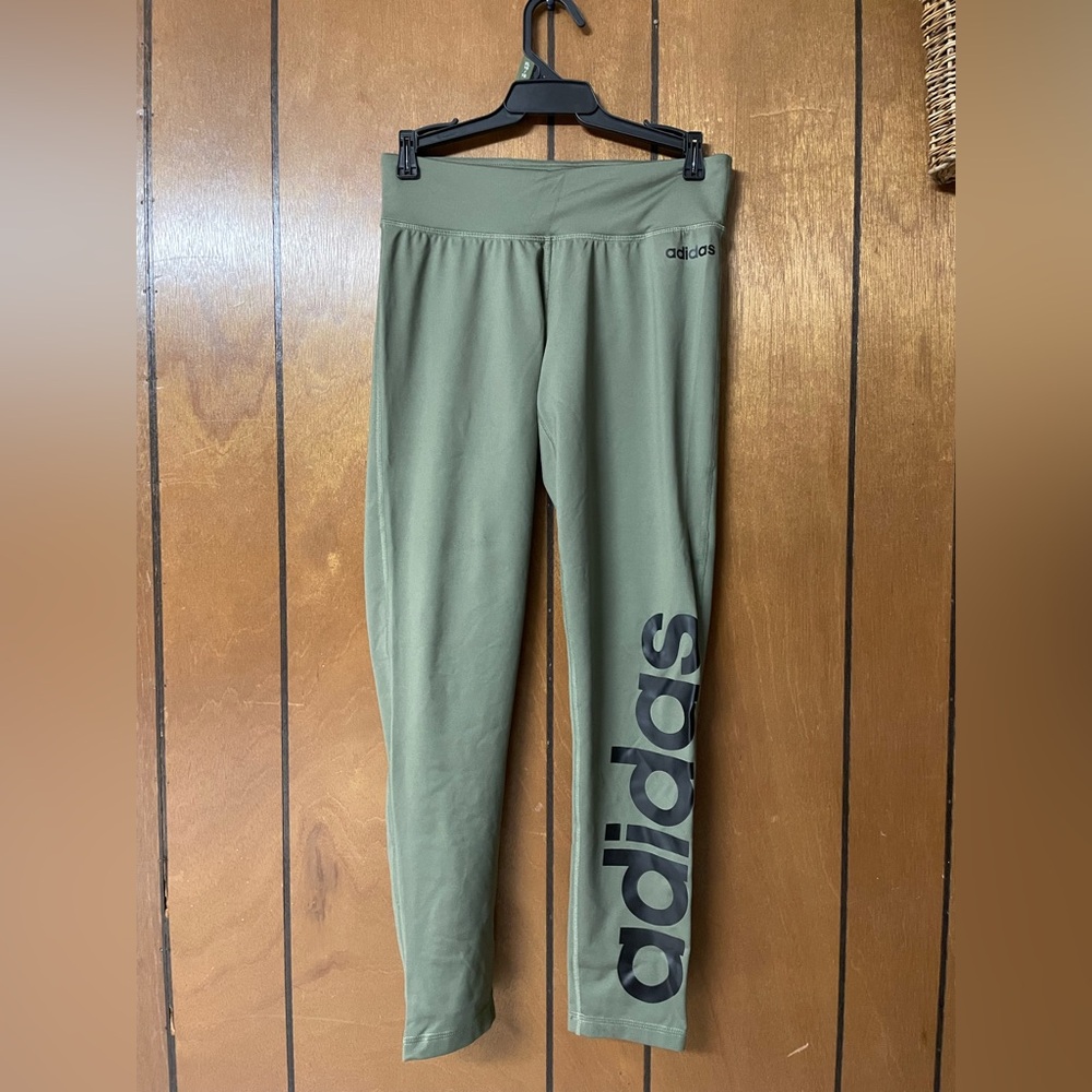 Adidas Olive Green Leggings